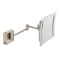 Alfi Brand Brushed Nickel Wall Mnt Sqr 8" 5x Magnifying Cosmetic Mirror W/ Light ABM8WLED-BN - alternate 1